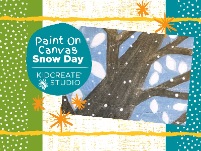 Wednesday Workshop - Paint on Canvas Snow Day (5-10y)