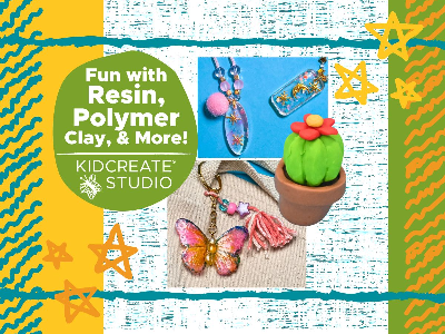 Fun with Resin, Polymer Clay, & More! (5-12 years) 